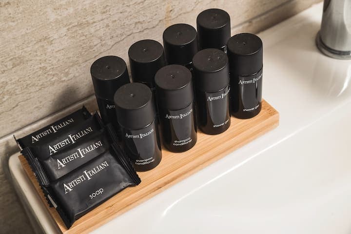 High end bathroom amenities