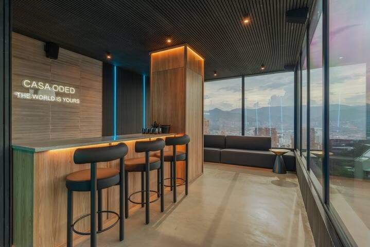 CasaOded#8 Penthouse, Private Disco SkyBar & Jacuz