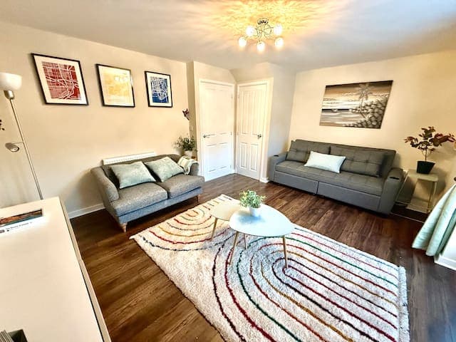 Comfy 3Br for Workers & Families