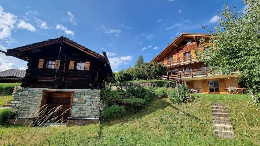 Le Chalet avec son petit carnotzet traditionnel