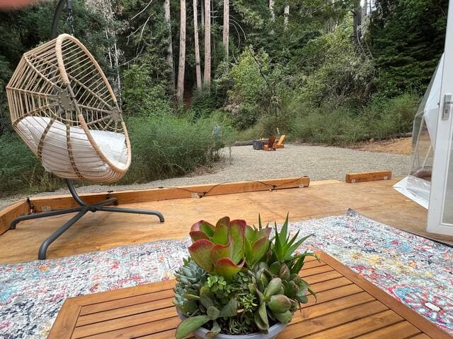Dreamy Glamping in Your Own Private Redwood Grove