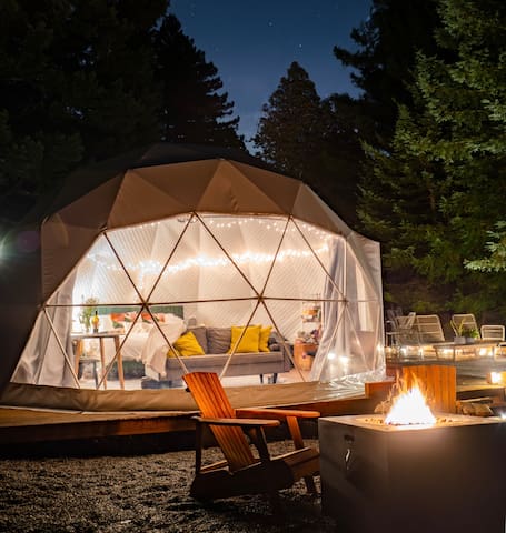 Dreamy Glamping in Your Own Private Redwood Grove