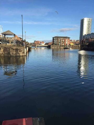 Liverpool Marina in mid December.