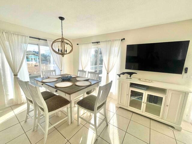 Large Smart TV in living area