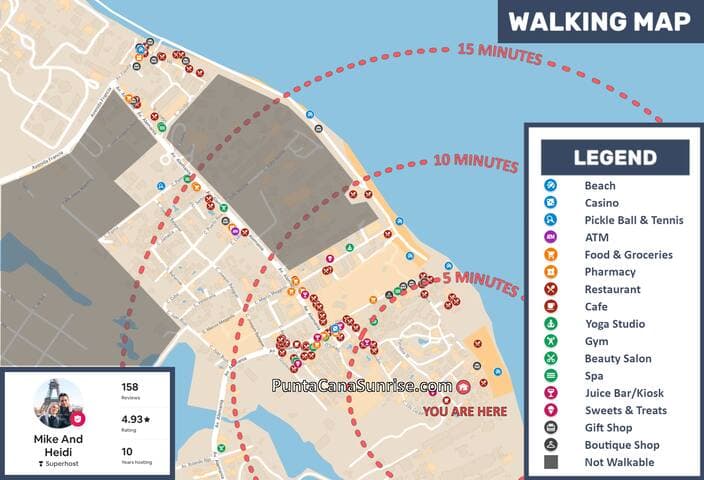 50 Steps to Private Beach Poolside Rooftop Terrace