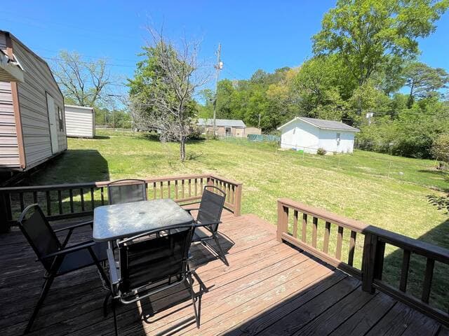 Open Patio facing yard
