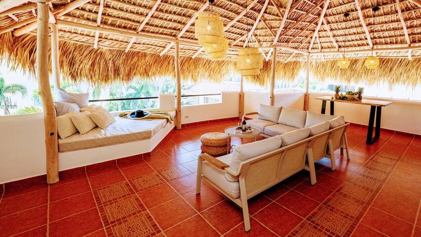 50 Steps to Private Beach Poolside Rooftop Terrace