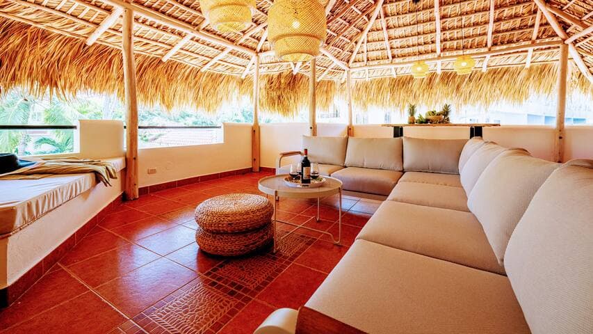 50 Steps to Private Beach Poolside Rooftop Terrace