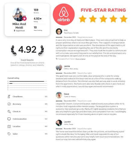 Guests โค๏ธ us, and we โค๏ธ love taking care of them.