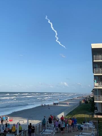 Have you seen a rocket launch? Front row seat right from the beach!