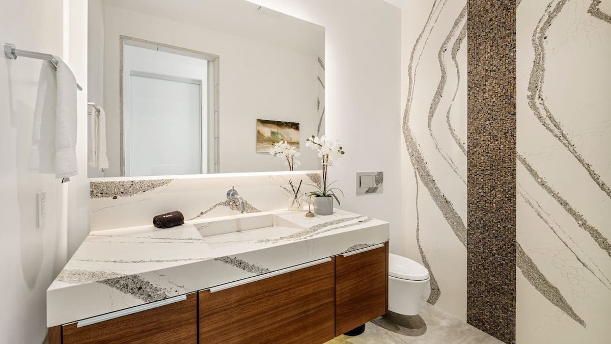 Main floor powder bath