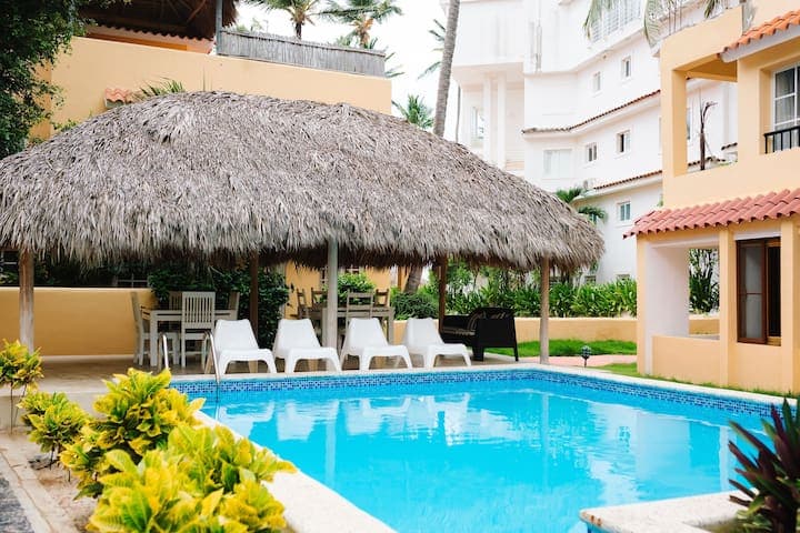 50 Steps to Private Beach Poolside Rooftop Terrace