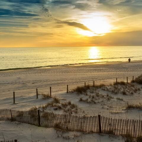 Sunset over Panama City Beach