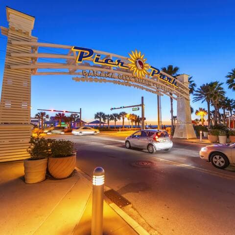 Be sure to visit the Panama City Beach Pier Park when you visit!