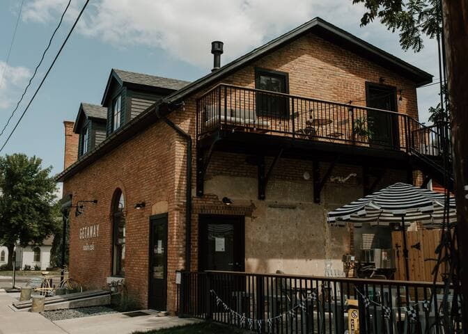 Riverside Getaway | Downtown Apartment above Cafe