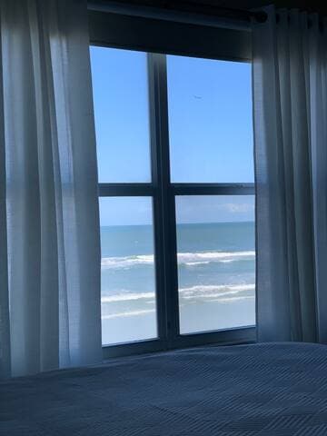 Ocean views from the master bed