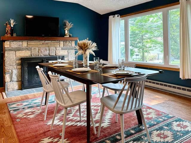 Enjoy the view from the picture window. It faces the sun set!