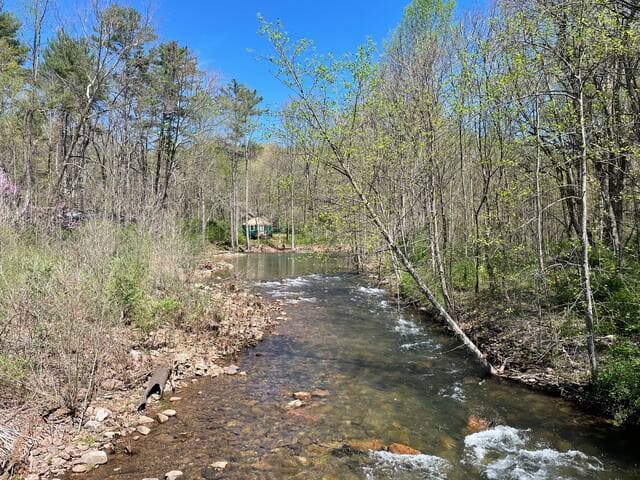 Dry River is stocked with trout and offers miles of great fishing