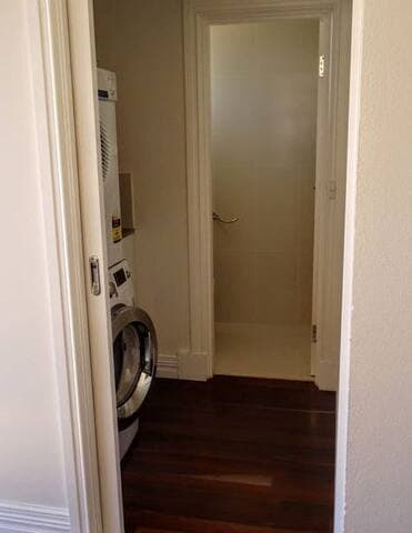 "Conveniently, a dryer, a laundry appliance, and a powerful Dyson cordless vacuum cleaner are available.