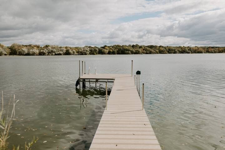 Dock is in the water May - October