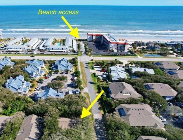 Just a hop, skip and a jump to the no-car beach!