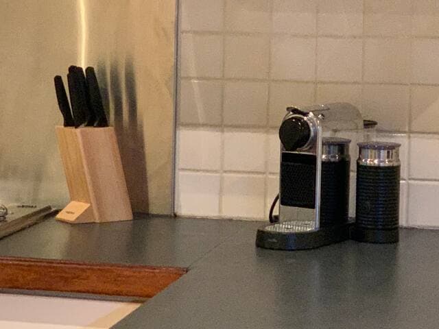 Oh yes! The Nespresso coffee machine is a must! I'm sure you like me, and I must have my coffee at my bedside when I open my eyes yokinebnb@gmail.com