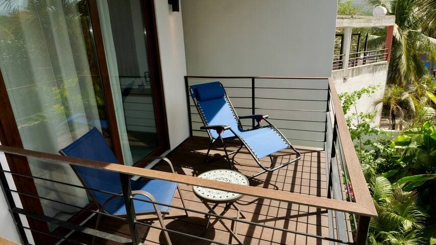 2nd king suite private patio.