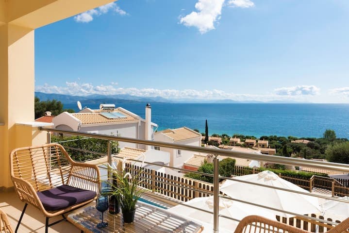 Corfu Sea View Villa Sequoia