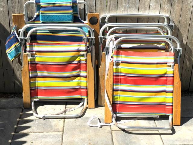 Beach chairs for your quick walk to the beach!