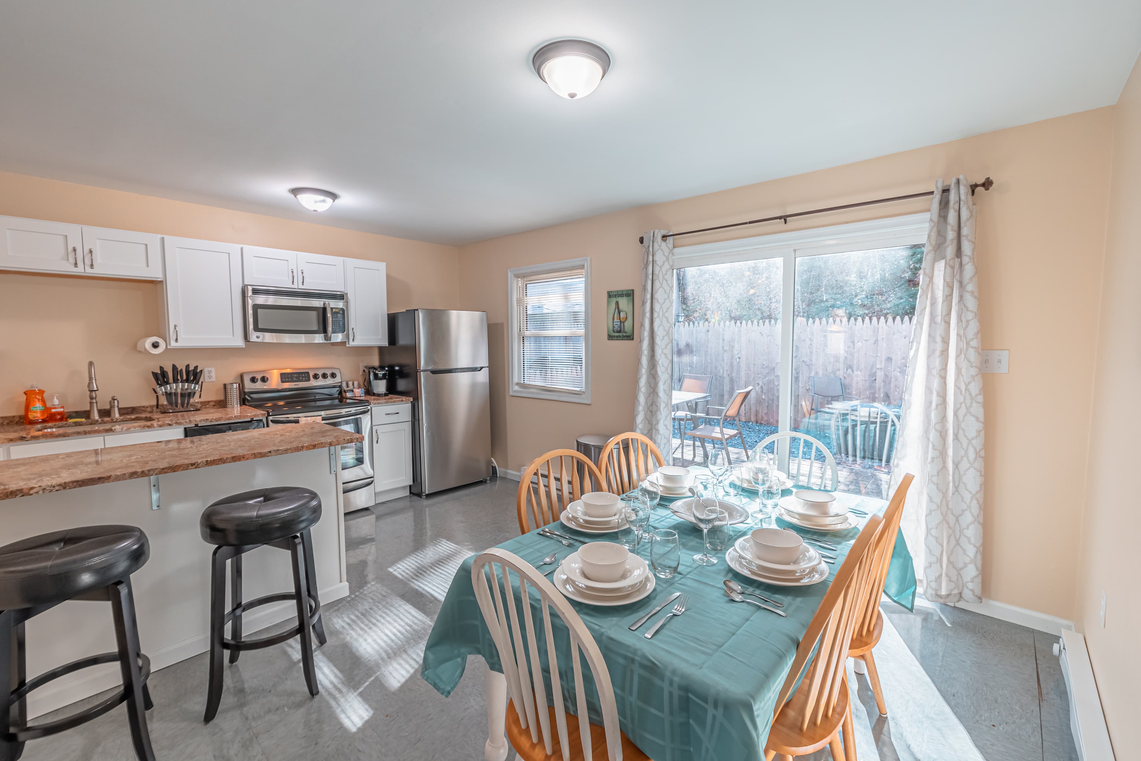 Fully stocked Kitchen & Dining