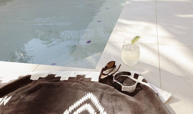 Nothing like cooling off in your own private pool, especially after a day at the reef !