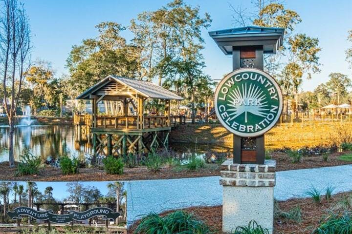 Lowcountry Celebration Park.  Just few minutest from the Villa - follow Nassau street 
Events schedule:
https://www.islandreccenter.org/lowcountry-celebration-park