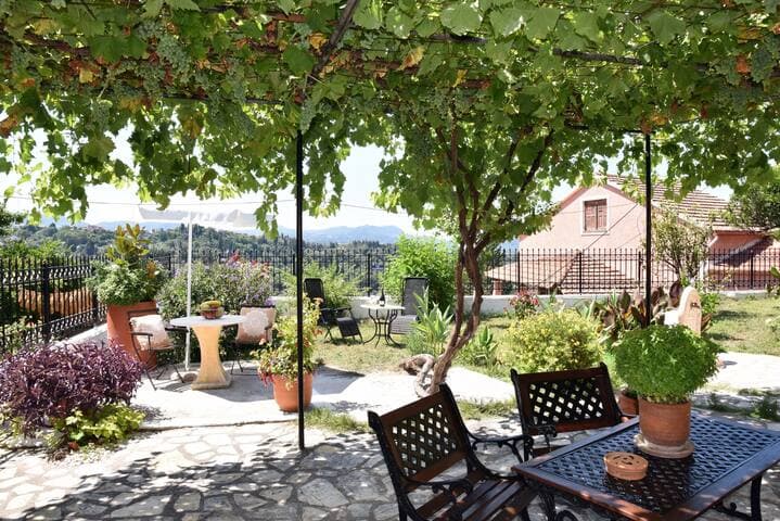 Traditional Cottage on the hillside of Antiperni
