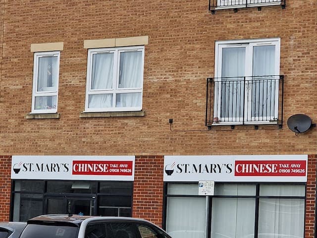 Chinese Take away. 5 Minutes walk