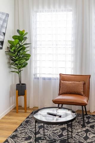 One of the first things you'll notice is the quality of our furnishings. We feel it's important to have a bit of style and excitement in our Villas, no bland boring hotel rooms here.