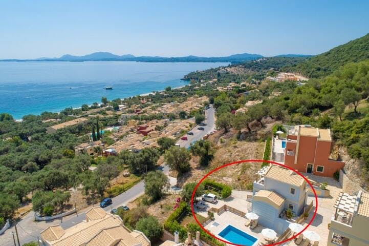 Corfu Sea View Villa Alya