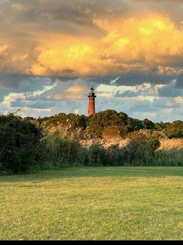 Currituck Lighthouse view from the park.