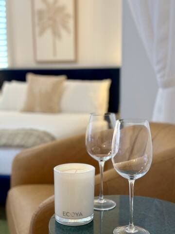 Relaxing in Palm Studio Villa