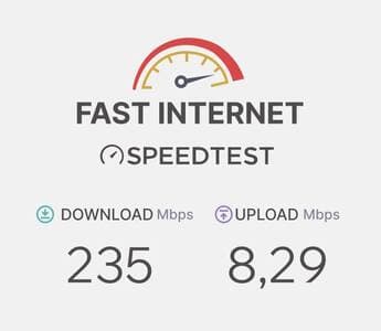 Fast internet for working from home :)