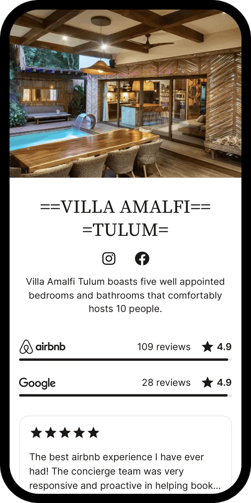 Booklee property page view